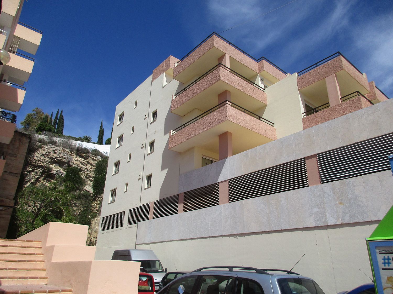 Unser Appartement nebst Balkon/Terrasse. 