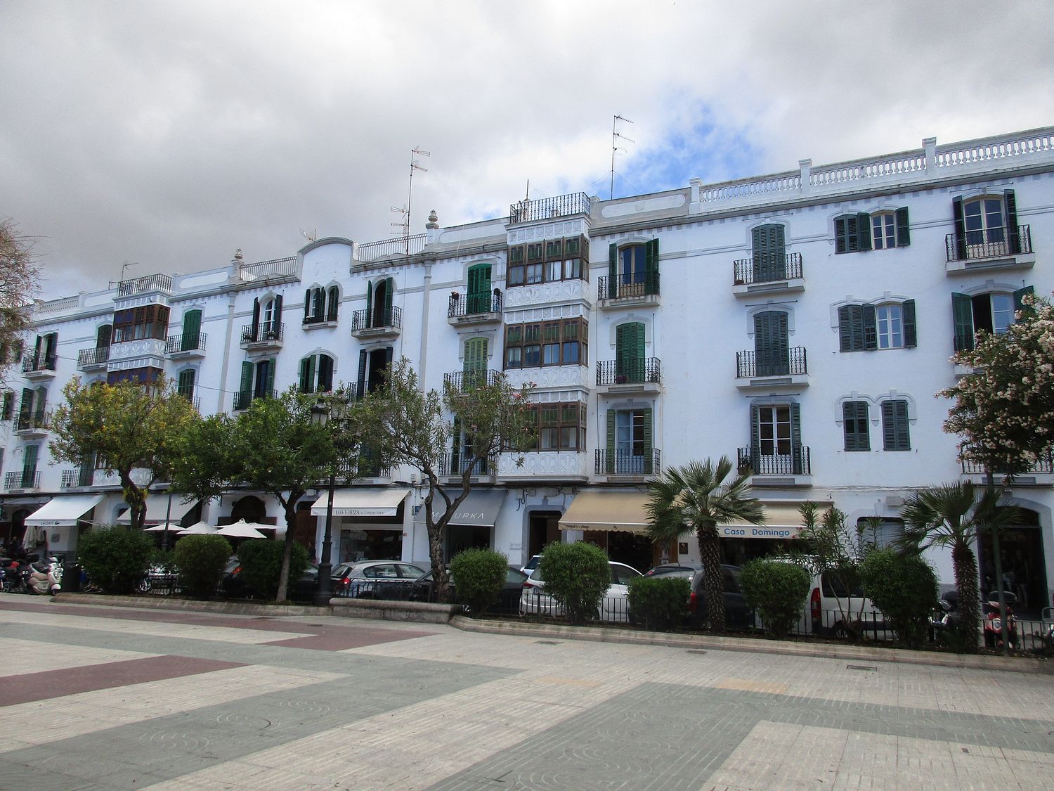 Häuser an der Ibizenkischen Ramblas