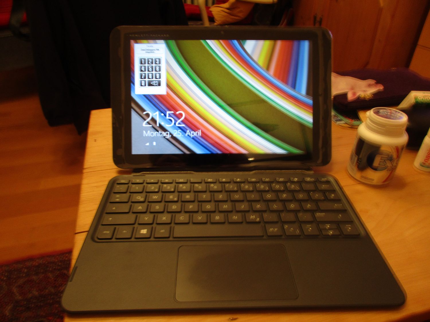 1. Foto vom 1. PC-Tablet nach Stunden der Bearbeitung-grrr